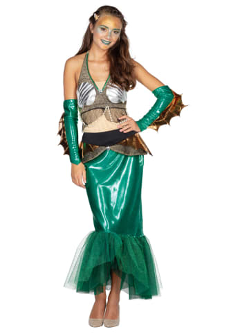 Rubie`s 3-delig kostuum "Zeemeermin" groen/lichtbruin