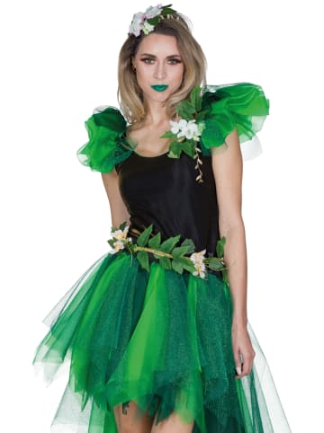 Party x People 3-delige kostuumaccessoireset "Bosfee" groen