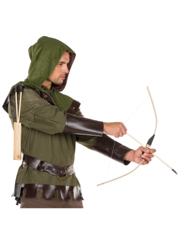 Party x People 5tlg. Pfeil und Bogen-Set in Hellbraun