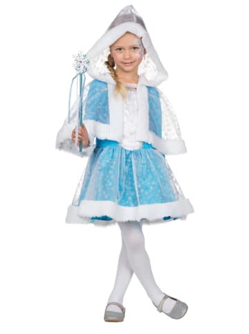 Party x People 2tlg. Kostüm "Schneeprinzessin" in Blau