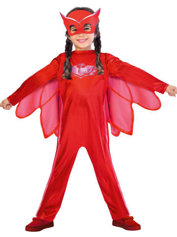 amscan 2-delig kostuum "PJ Masks Eulette" rood