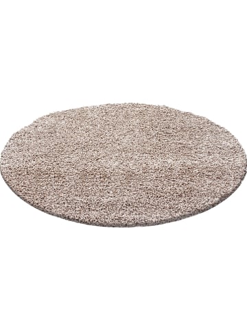 Nazar Hochflor-Teppich "Shaggy Uni Soft" in Beige