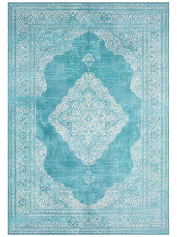 Nouristan Geweven tapijt "Carme" turquoise