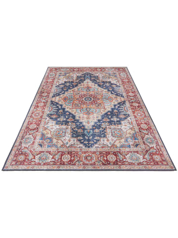 Nouristan Webteppich "Sylla" in Blau/ Rot