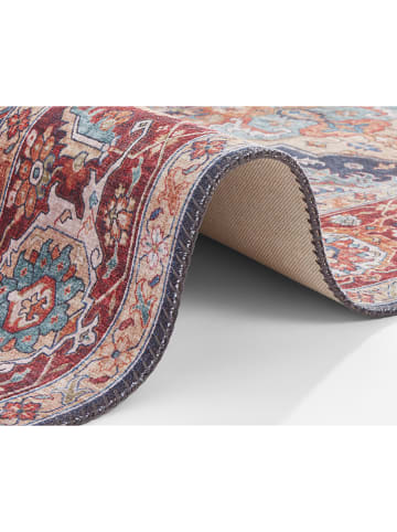 Nouristan Webteppich "Sylla" in Blau/ Rot