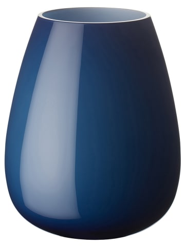 Villeroy & Boch Wazon "Drop" w kolorze granatowym - wys. 18,6 x Ø 15 cm