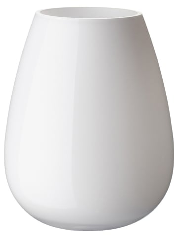 Villeroy & Boch Vase "Drop" in Weiß - (H)22,8 x Ø 18,4 cm