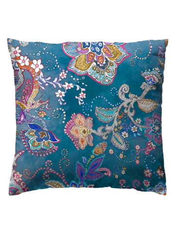 ethere Perkal kussensloop "Nordic" donkerblauw