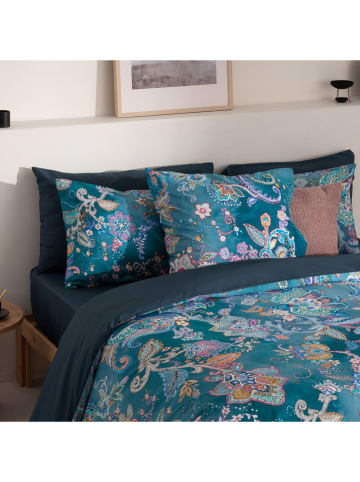 ethere Perkal kussensloop "Nordic" donkerblauw