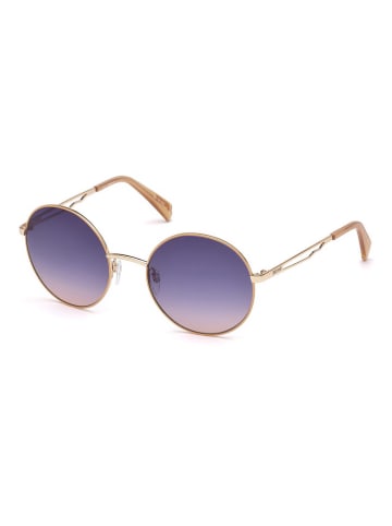 Just Cavalli Damskie okulary przeciwsłoneczne w kolorze złoto-granatowym