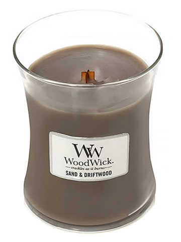 WoodWick Średnia świeca zapachowa - Sand & Driftwood - 275 g