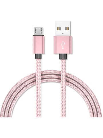 SWEET ACCESS Kabel micro USB w kolorze jasnoróżowym - dł. 100 cm