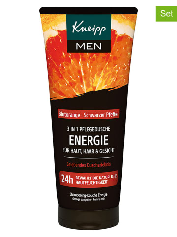 Kneipp 3er-Set: 3in1-Pflegedusche "Energie", je 200 ml