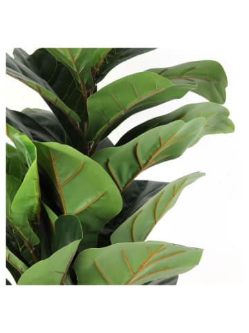 THE HOME DECO FACTORY Sztuczna roślina w kolorze zielonym - wys. 98 x Ø 14 cm