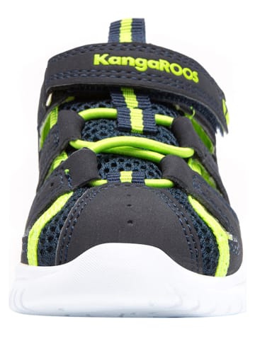 Kangaroos Enkelsandalen "KI-Rock Lite EV" antraciet/donkerblauw/groen