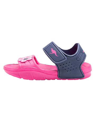 Kangaroos Badesandalen "KangaSwim II" in Pink/ Dunkelblau