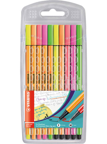 STABILO Fineliner & Filzstifte "STABILO point 88 + Pen 68" - 10 Stück