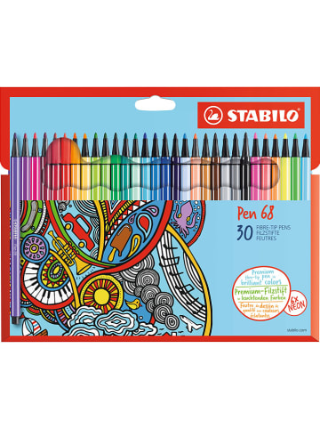 STABILO Premium-Filzstifte "-STABILO Pen 68" - 30 Stück