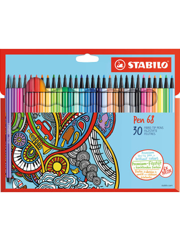 STABILO Premium viltstiften "STABILO Pen 68" - 30 stuks