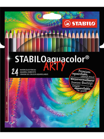 STABILO Aquarell-Buntstifte "STABILO aquacolor ARTY" - 24 Stück