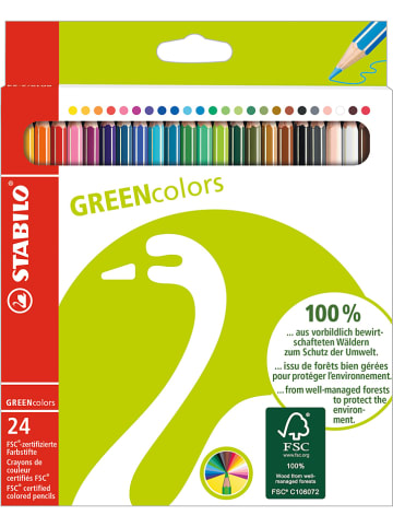 STABILO Kredki (24 szt.) "Green colors"