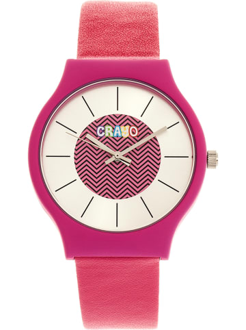 Crayo Zegarek kwarcowy "Trinity" w kolorze różowym