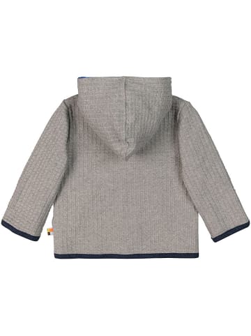 loud + proud Wendecardigan in Grau/ Blau