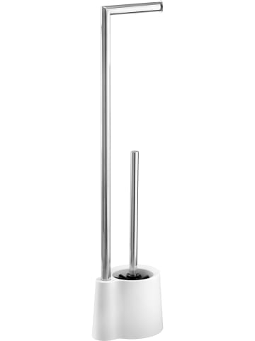 Wenko Toiletborstelgarnituur "Avola" wit - (H)66,5 cm