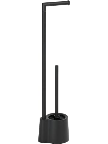 Wenko Szczotka WC "Avola" w kolorze czarnym - wys. 66,5 cm