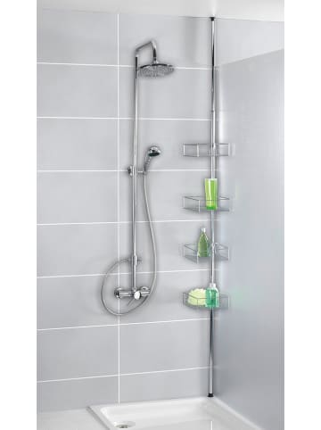 Wenko Teleskopowy regał "Domaso" pod prysznic - 25 x 275 x 20 cm