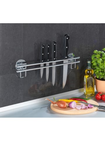 Wenko Messenhouder "Style" chroomkleurig - (B)40 x (H)3,5 x (D)1,5 cm