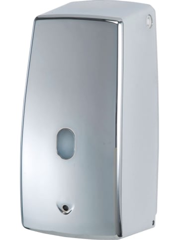 Wenko Seifenspender in Silber - (B)11 x (H)22,5 x (T)10,5 cm