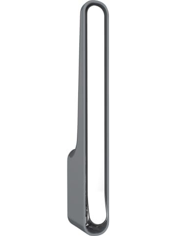 Wenko Klapphaken "Premium Omega" in Grau - (B)2,5 x (H)18 x (T)3,5 cm