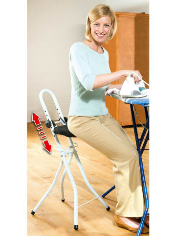 Wenko Krzesło w kolorze biało-czarnym do prasowania