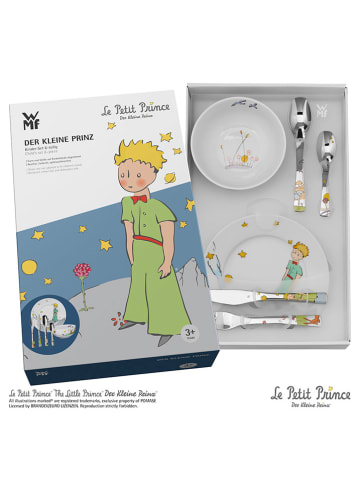 WMF 6tlg. Kinder-Geschirr-Set "Kleine Prinz" in Weiß/ Bunt