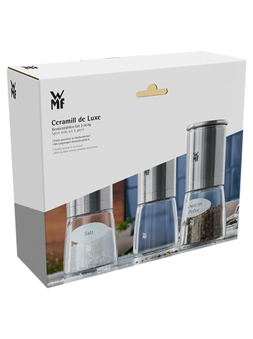 WMF 3er-Set: Gewürzmühlen ''Ceramill'' in Silber