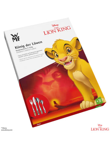 WMF 4-częściowy zestaw sztućców "Król Lew" dla dzieci