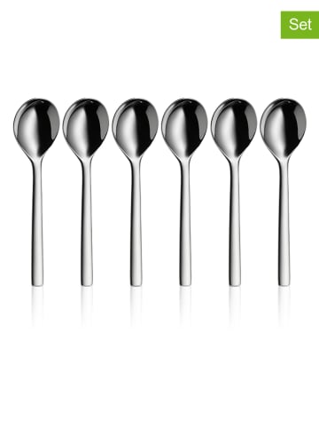 WMF 6er-Set: Suppenlöffel in Silber