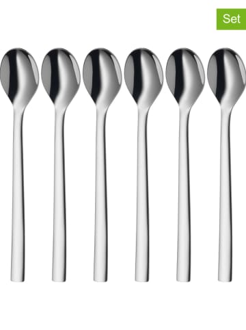 WMF 6-delige set: roestvrijstalen macchiato-lepels “Nuova” - (L)19 cm