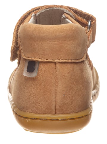 BO-BELL Leder-Halbsandalen in Camel