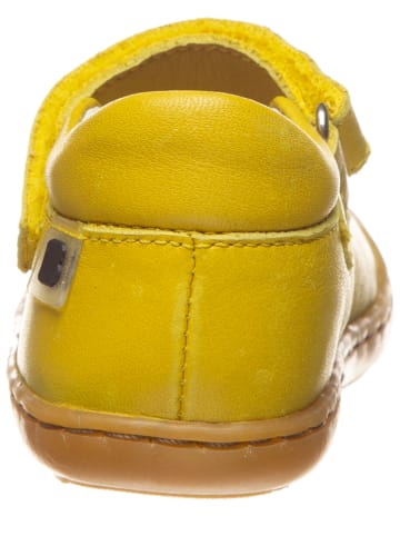 BO-BELL Leder-Spangenballerinas in Gelb
