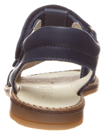 BO-BELL Leren sandalen donkerblauw