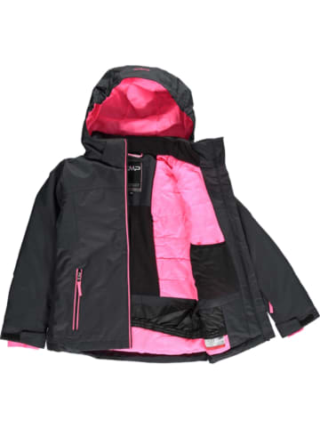CMP Ski-/snowboardjas zwart/lichtroze