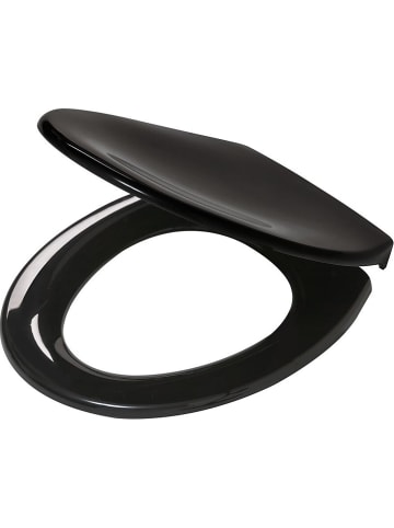 Tiger Toiletbril met kinderzitje "Tulsa" zwart - (L)45 x (B)37 cm