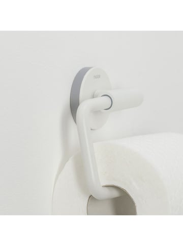 Tiger Toilettenpapierhalter "Urban" in Weiß - (B)13,6 x (H)9,8 cm