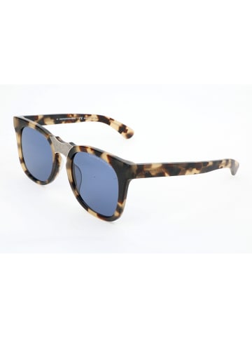 Calvin Klein Damen-Sonnenbrille in Khaki/ Blau