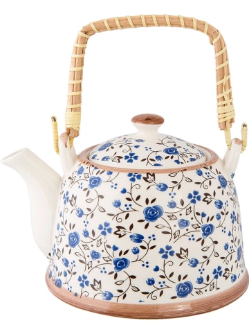 Clayre & Eef Teekanne in Blau - 700 ml