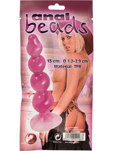 Orion Analkette "Beads" in Rosa