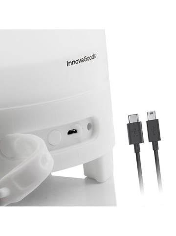 InnovaGoods Koeler met Bluetooth-luidspreker wit - (B)24,5 x (H)29 x (D)23,5 cm