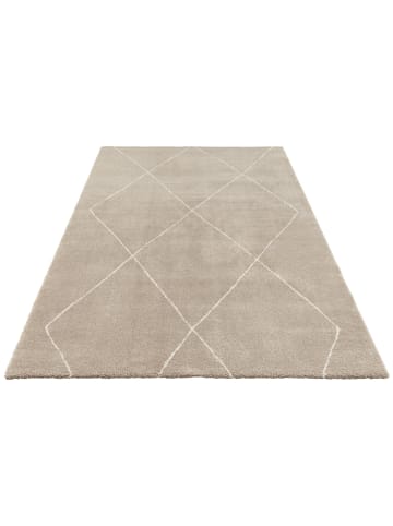 Elle Decoration Kurzflor-Teppich "Massy" in Beige/ Creme